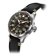 AVI-8 Hawker Hurricane Kenley Clowes Automatic Pilot Watch with Black Aged Dial #AV-4097-03 tilt