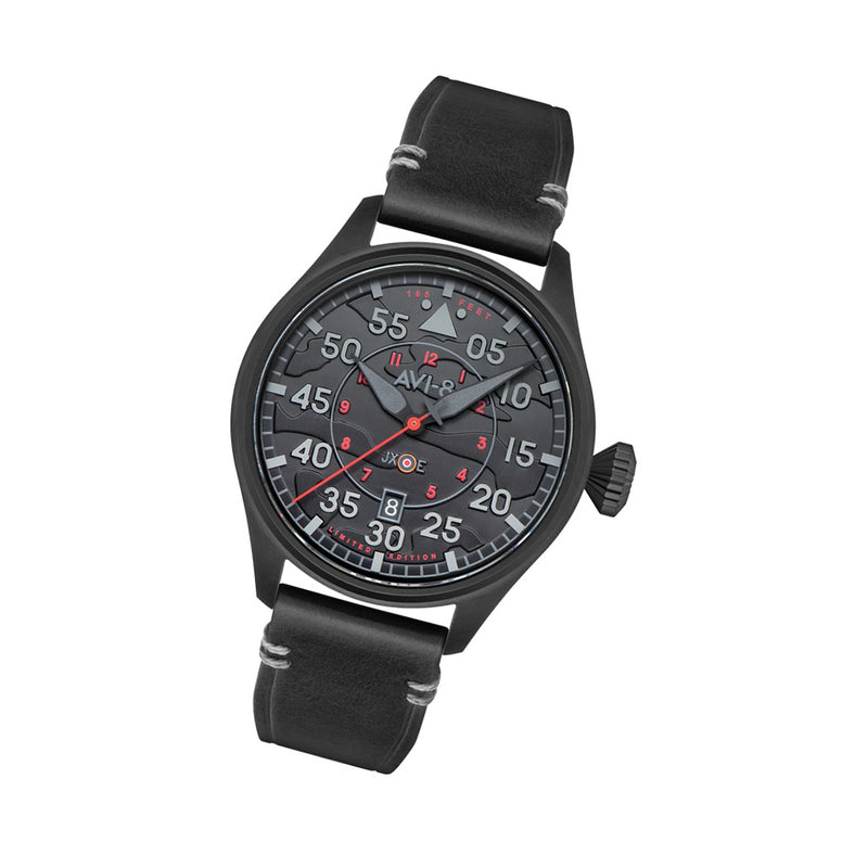 AVI-8 Hawker Hurricane Clowes Automatic Night Reaper LE with Black Dial #AV-4097-05