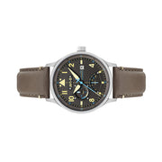 AVI-8 McKellar Dual Time Watch with Brown Dial #AV-4101-09