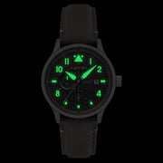 AVI-8 McKellar Dual Time Watch with Brown Dial #AV-4101-09