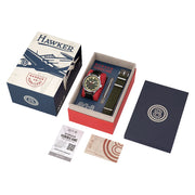 AVI-8 McKellar Dual Time Watch with Green Dial #AV-4101-0A