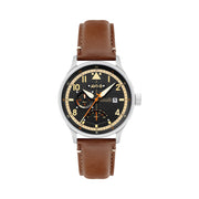 AVI-8 McKellar Dual Time Watch with Black Dial #AV-4101-0B