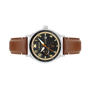 AVI-8 McKellar Dual Time Watch with Black Dial #AV-4101-0B