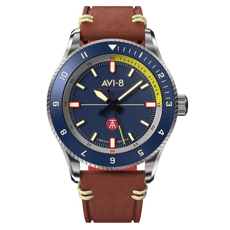 AVI-8 Tuskegee Airmen Meca-Quartz Limited Edition, Lucera #AV-4103-02 zoom