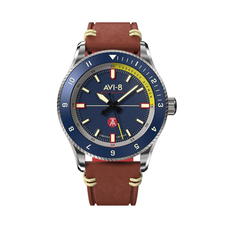 AVI-8 Tuskegee Airmen Meca-Quartz Limited Edition, Lucera #AV-4103-02