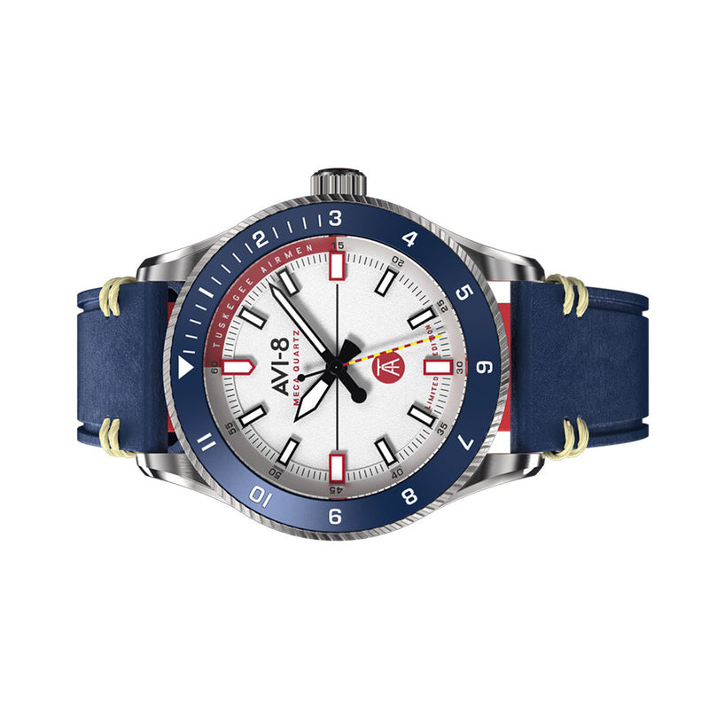 AVI-8 Tuskegee Airmen Meca-Quartz Limited Edition, Torretto #AV-4103-03 side