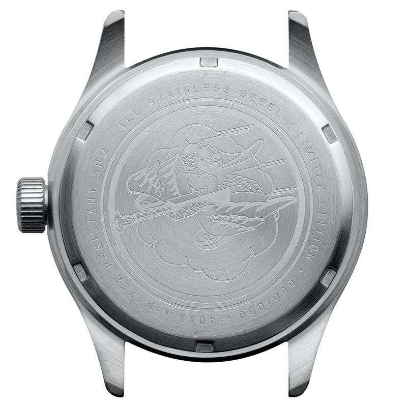 AVI-8 Tuskegee Airmen Meca-Quartz Limited Edition, Torretto #AV-4103-03 back