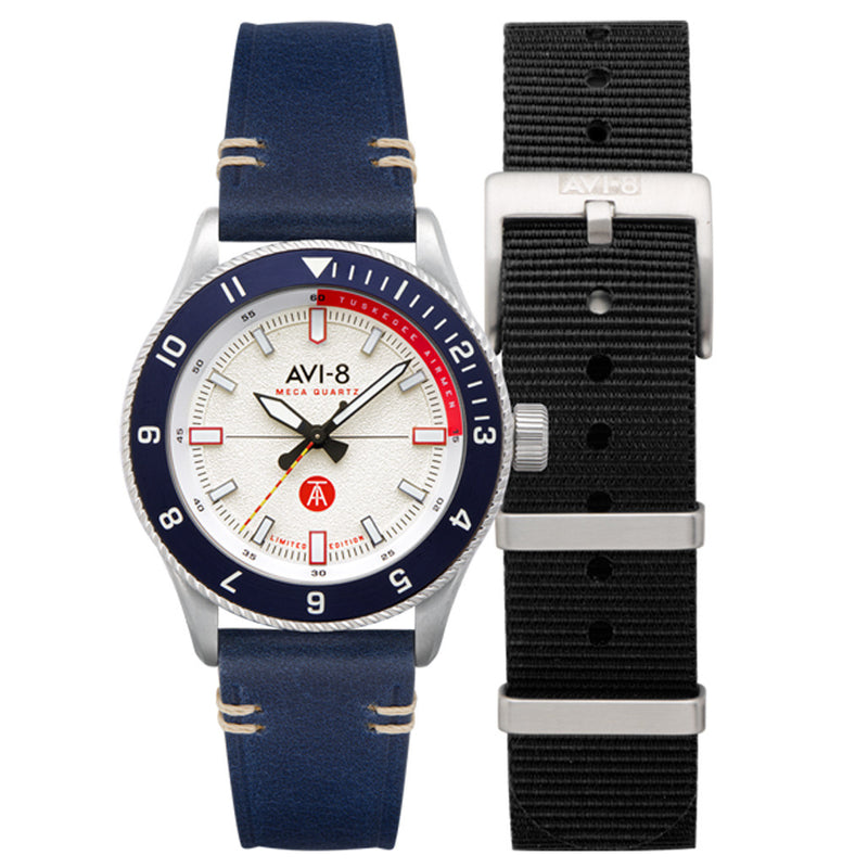 AVI-8 Tuskegee Airmen Meca-Quartz Limited Edition, Torretto #AV-4103-03 strap