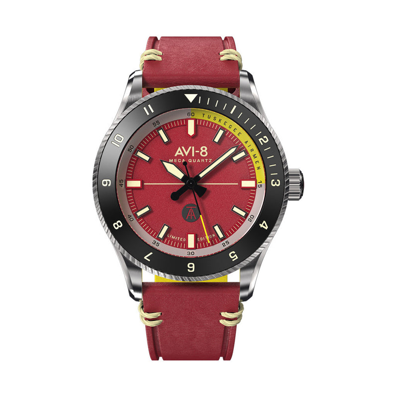 AVI-8 Tuskegee Airmen Meca-Quartz Limited Edition, Ramitelli #AV-4103-04