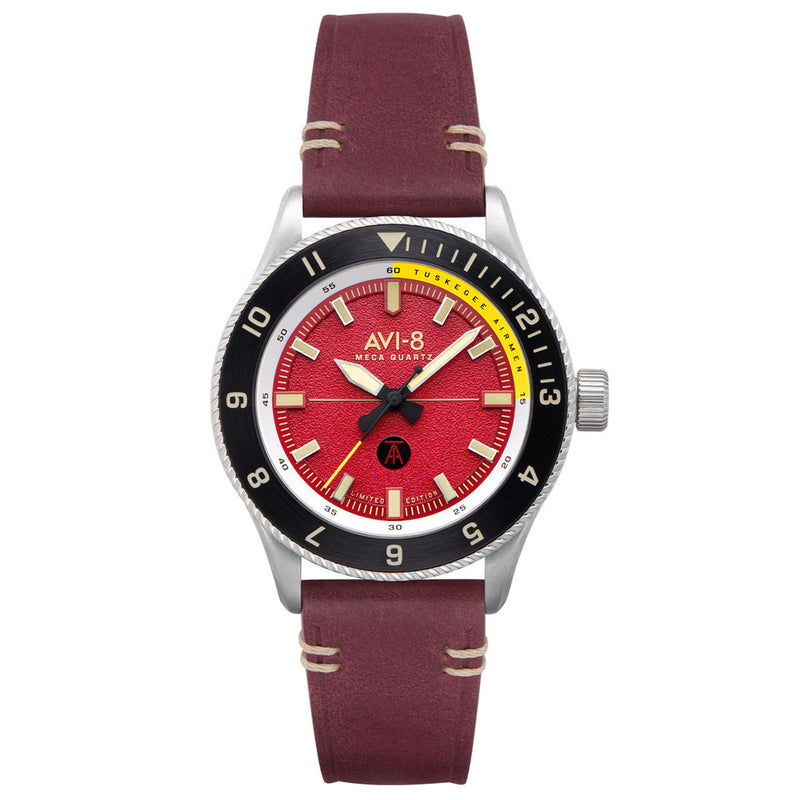 AVI-8 Tuskegee Airmen Meca-Quartz Limited Edition, Ramitelli #AV-4103-04