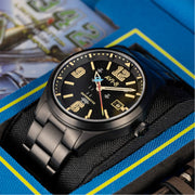 AVI-8 Capcom 1942 Automatic Limited Edition Black Watch AV-4104-22