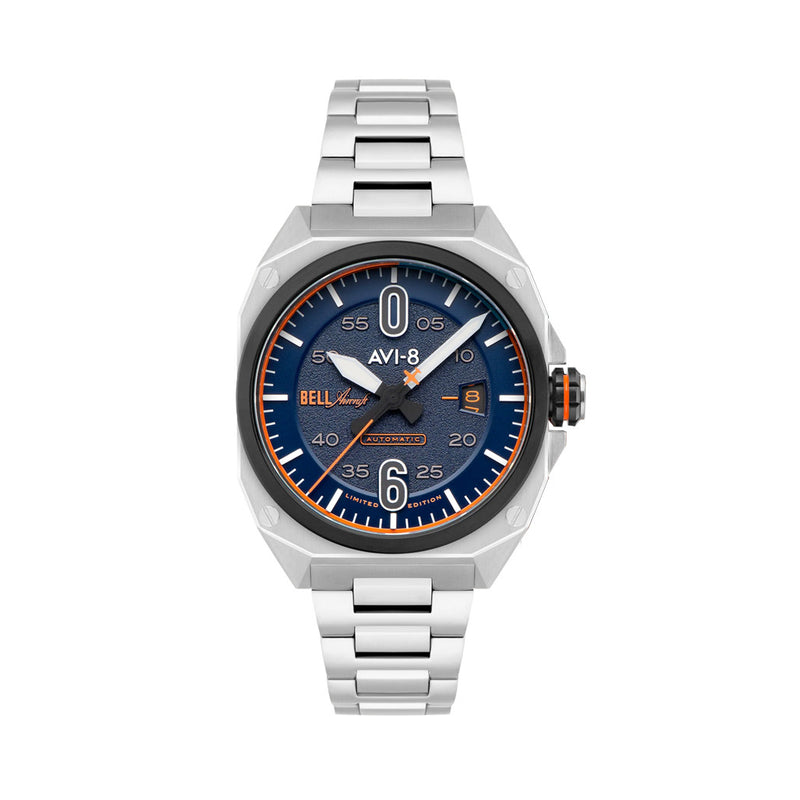 AVI-8 Bell X-1 Glamorous Glennis Automatic Buffalo Blue Ltd Edition Watch #AV-4106-11