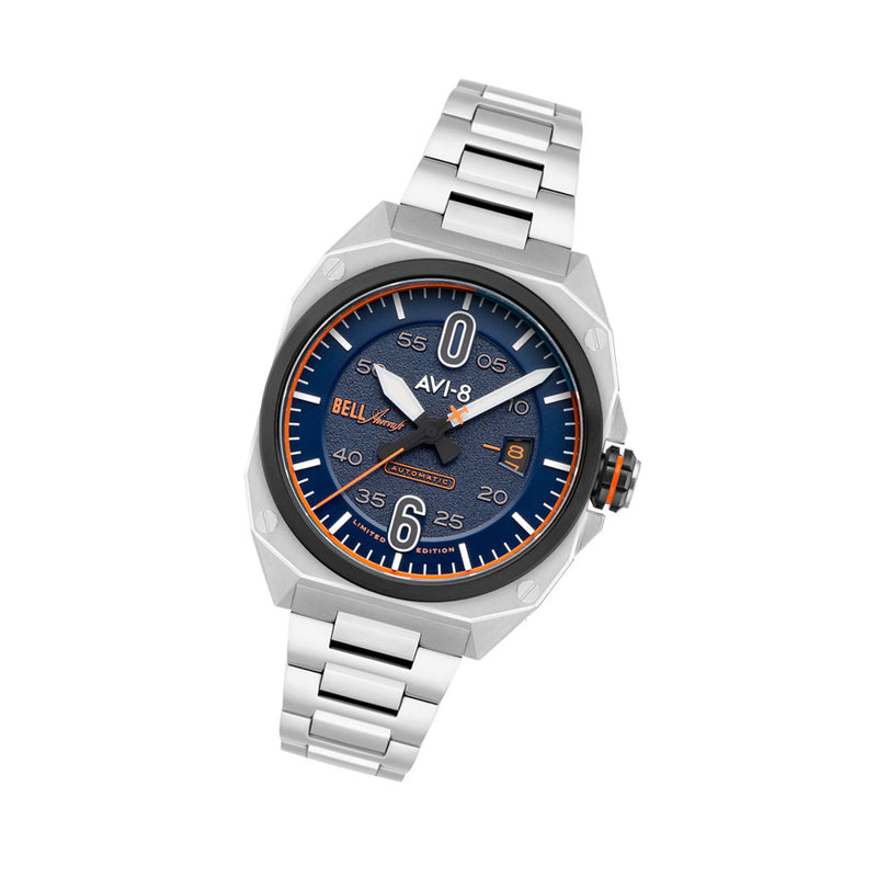 AVI-8 Bell X-1 Glamorous Glennis Automatic Buffalo Blue Ltd Edition Watch #AV-4106-11