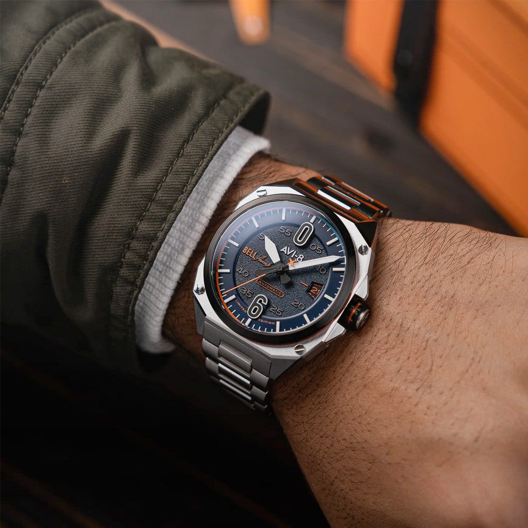 AVI-8 Bell X-1 Glamorous Glennis Automatic Buffalo Blue Ltd