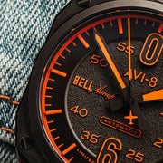 AVI-8 Bell X-1 Glamorous Glennis Automatic Pinecastle Black Ltd Edition Watch #AV-4106-33