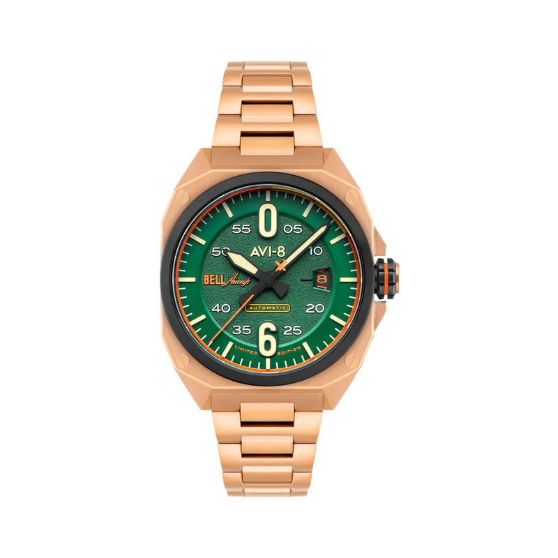 AVI-8 Bell X-1 Glamorous Glennis Automatic Mojave Green Ltd Edition Watch #AV-4106-44