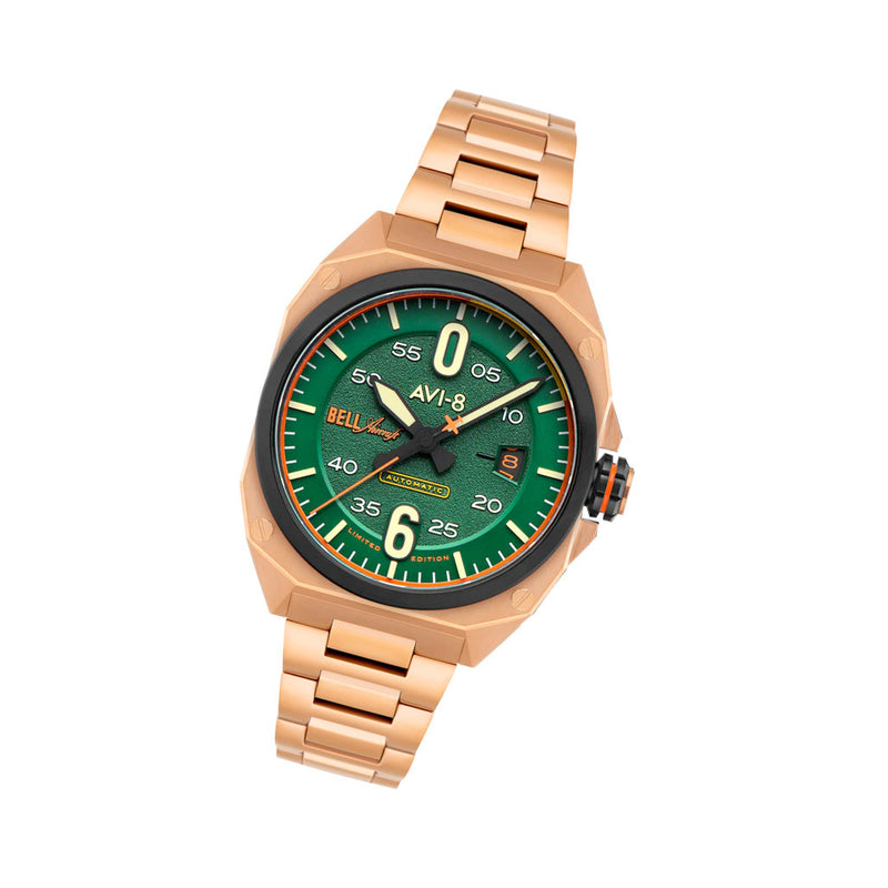 AVI-8 Bell X-1 Glamorous Glennis Automatic Mojave Green Ltd Edition Watch #AV-4106-44