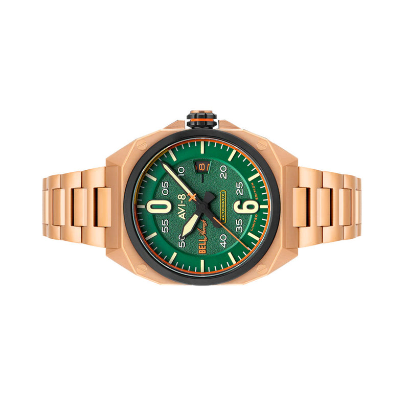 AVI-8 Bell X-1 Glamorous Glennis Automatic Mojave Green Ltd Edition Watch #AV-4106-44