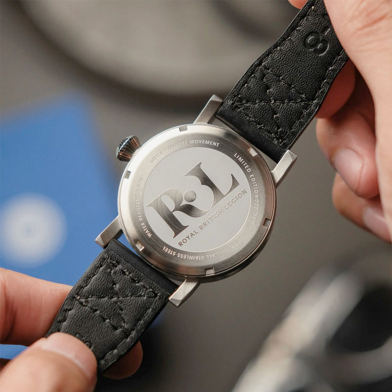 AVI-8 Royal British Legion Meca-Quartz LE Watch with Black Onyx Dial #AV-4108-RBL-01