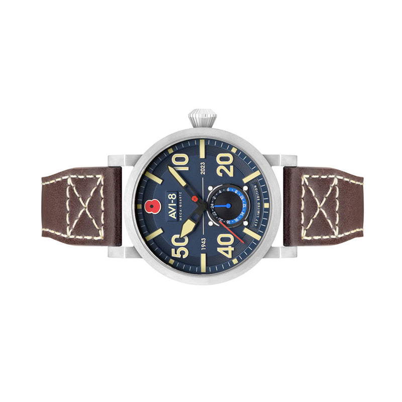 AVI-8 Royal British Legion Meca-Quartz LE Watch with Navy Blue Dial #AV-4108-RBL-02