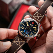 AVI-8 Royal British Legion Meca-Quartz LE Watch with Navy Blue Dial #AV-4108-RBL-02