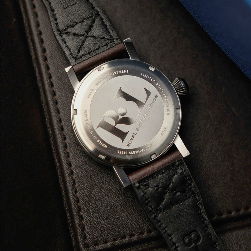 AVI-8 Royal British Legion Meca-Quartz LE Watch with Navy Blue Dial #AV-4108-RBL-02