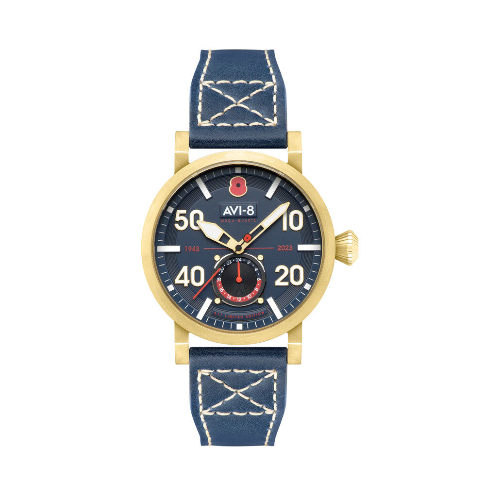 AVI-8 Royal British Legion Meca-Quartz LE Watch with Midnight Blue