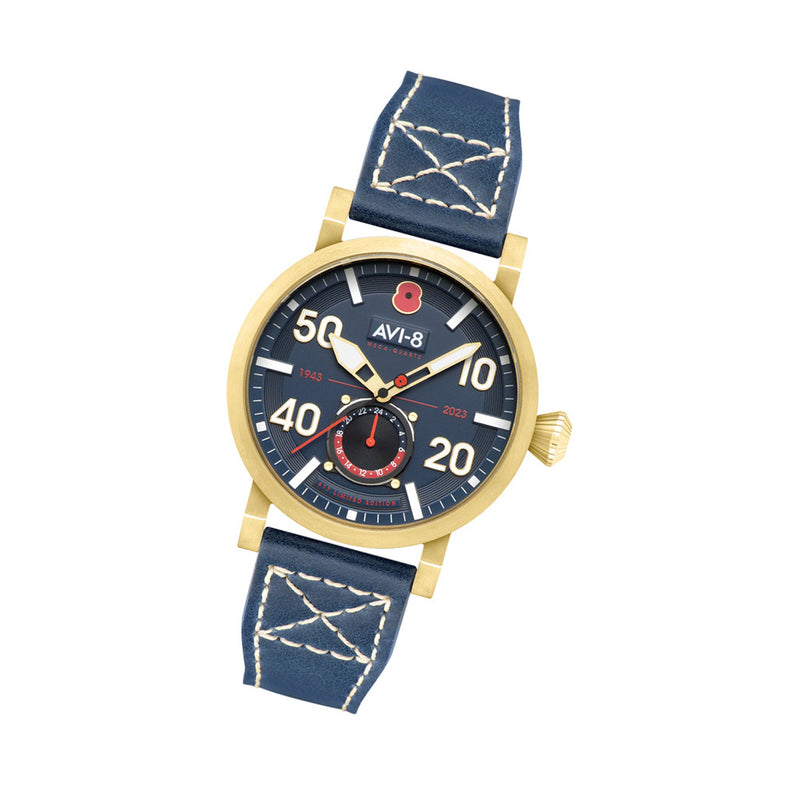 AVI-8 Royal British Legion Meca-Quartz LE Watch with Midnight Blue Dial #AV-4108-RBL-03