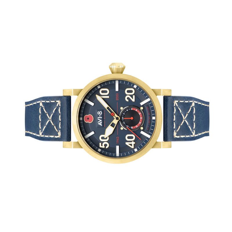 AVI-8 Royal British Legion Meca-Quartz LE Watch with Midnight Blue Dial #AV-4108-RBL-03