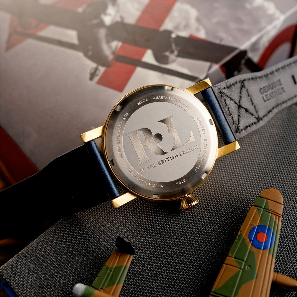 AVI-8 Royal British Legion Meca-Quartz LE Watch with Midnight Blue