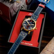 AVI-8 Royal British Legion Meca-Quartz LE Watch with Midnight Blue Dial #AV-4108-RBL-03