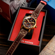 AVI-8 Royal British Legion Meca-Quartz LE Watch with Carbon Brown Dial #AV-4108-RBL-05