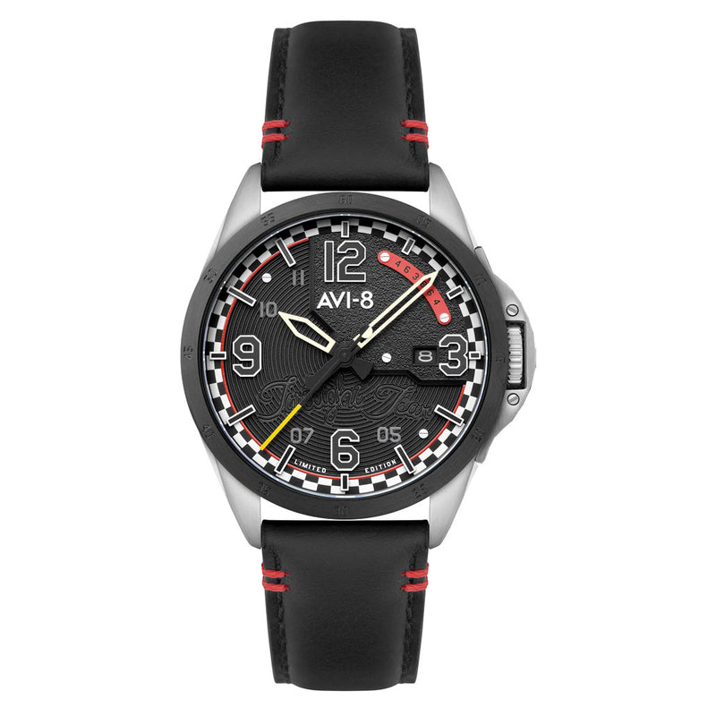 AVI-8 P-51 Mustang Twilight Tear Automatic LE with Twilight Black Dial #AV-4111-01