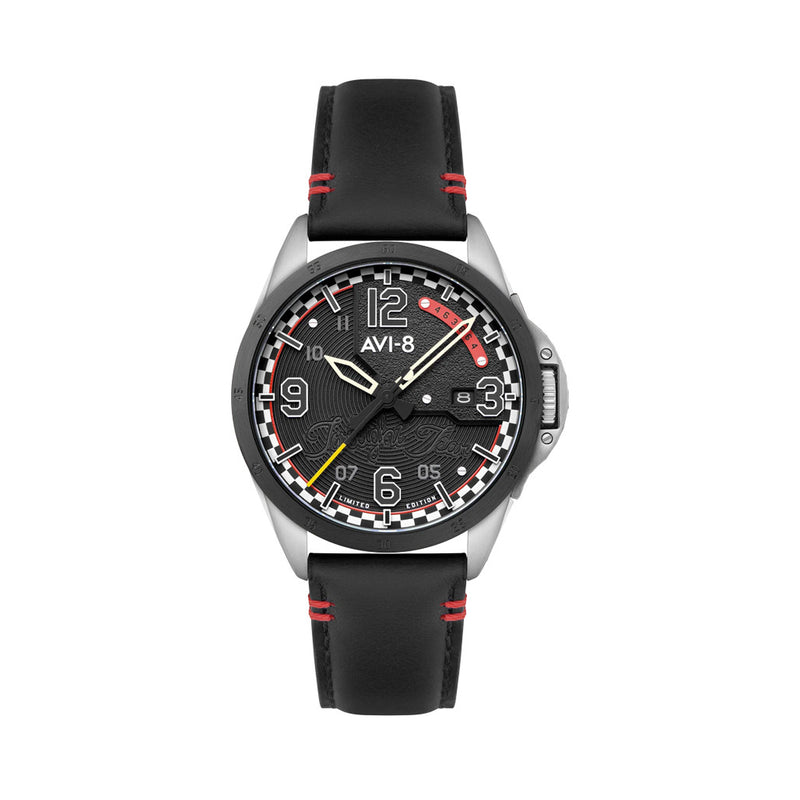 AVI-8 P-51 Mustang Twilight Tear Automatic LE with Twilight Black Dial #AV-4111-01