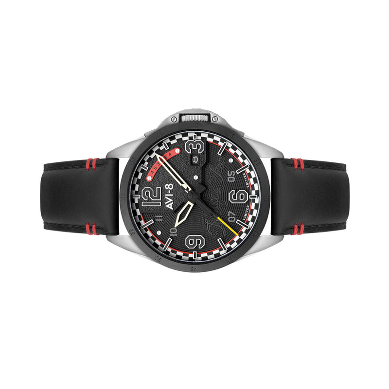 AVI-8 P-51 Mustang Twilight Tear Automatic LE with Twilight Black Dial #AV-4111-01