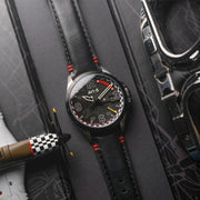 AVI-8 P-51 Mustang Twilight Tear Automatic LE with Twilight Black Dial #AV-4111-01