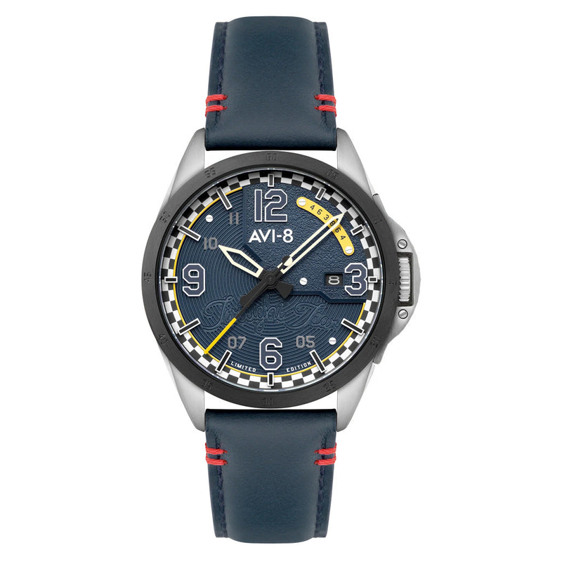AVI-8 P-51 Mustang Twilight Tear Automatic LE with Twilight Blue Dial #AV-4111-02