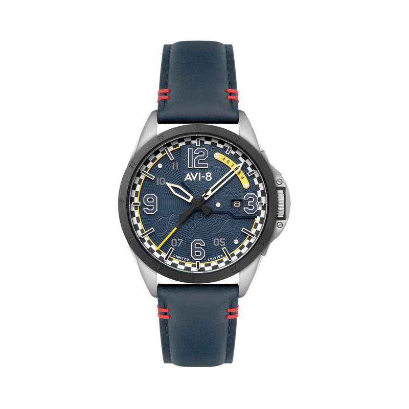 AVI-8 P-51 Mustang Twilight Tear Automatic LE with Twilight Blue Dial #AV-4111-02