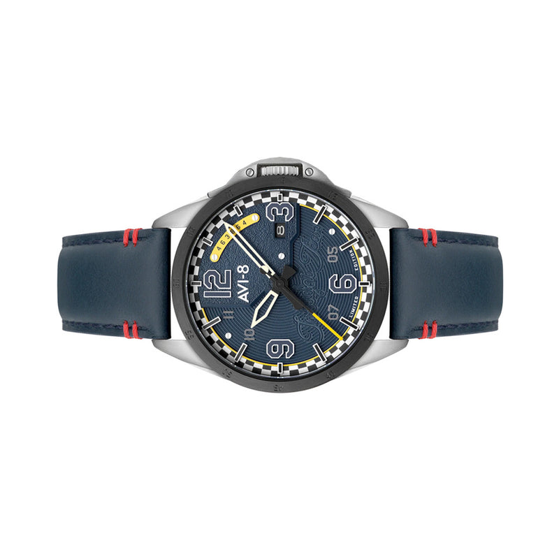 AVI-8 P-51 Mustang Twilight Tear Automatic LE with Twilight Blue Dial #AV-4111-02