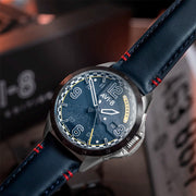 AVI-8 P-51 Mustang Twilight Tear Automatic LE with Twilight Blue Dial #AV-4111-02