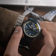AVI-8 P-51 Mustang Twilight Tear Automatic LE with Twilight Blue Dial #AV-4111-02