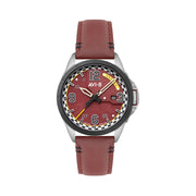 AVI-8 P-51 Mustang Twilight Tear Automatic LE with Twilight Red Dial #AV-4111-03