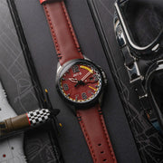 AVI-8 P-51 Mustang Twilight Tear Automatic LE with Twilight Red Dial #AV-4111-03