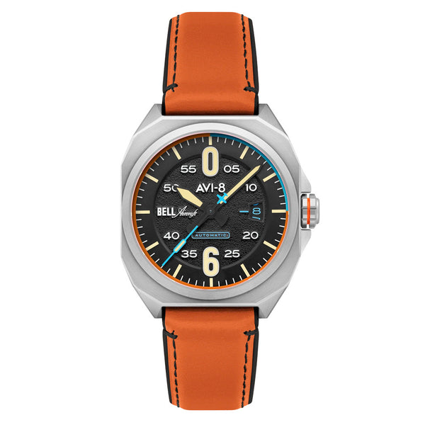 AVI-8 Bell X-1 Machbuster Automatic Graphite Black Dial #AV-4115-01