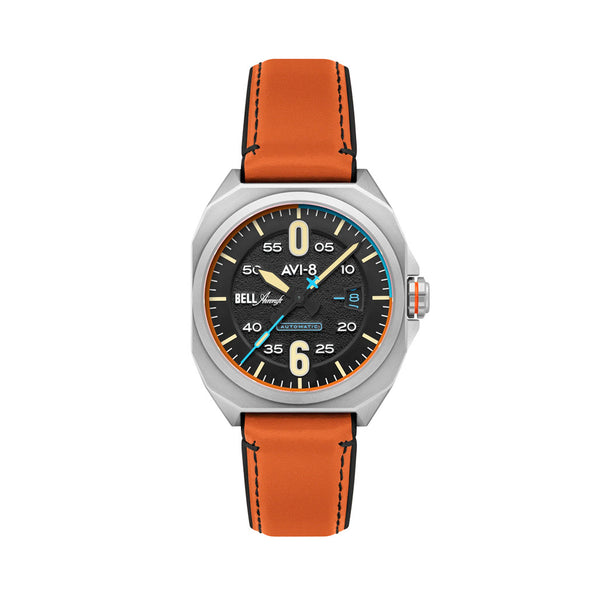 AVI-8 Bell X-1 Machbuster Automatic Graphite Black Dial #AV-4115-01