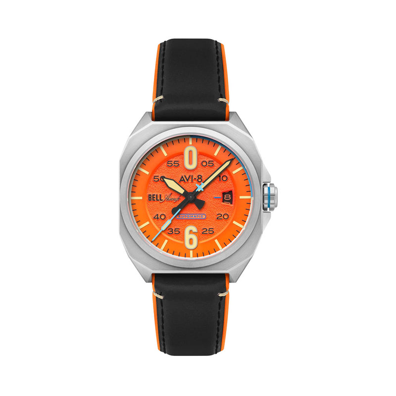 AVI-8 Bell X-1 Machbuster Automatic Orange Dial #AV-4115-02
