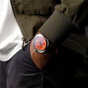 AVI-8 Bell X-1 Machbuster Automatic Orange Dial #AV-4115-02