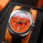 AVI-8 Bell X-1 Machbuster Automatic Orange Dial #AV-4115-02
