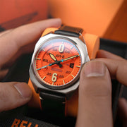 AVI-8 Bell X-1 Machbuster Automatic Orange Dial #AV-4115-02