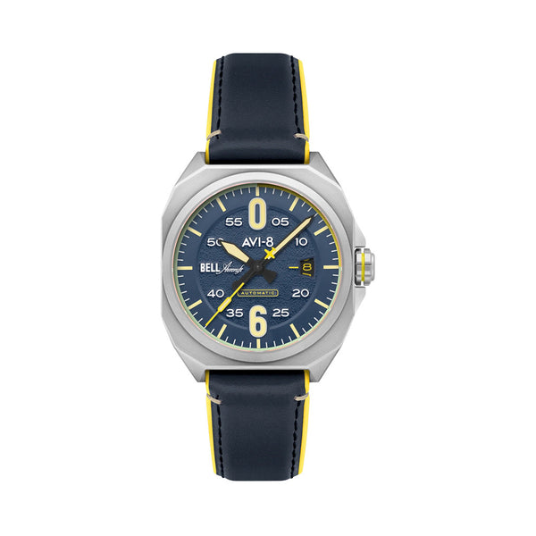 AVI-8 Bell X-1 Machbuster Automatic Catalina Blue Dial #AV-4115-03